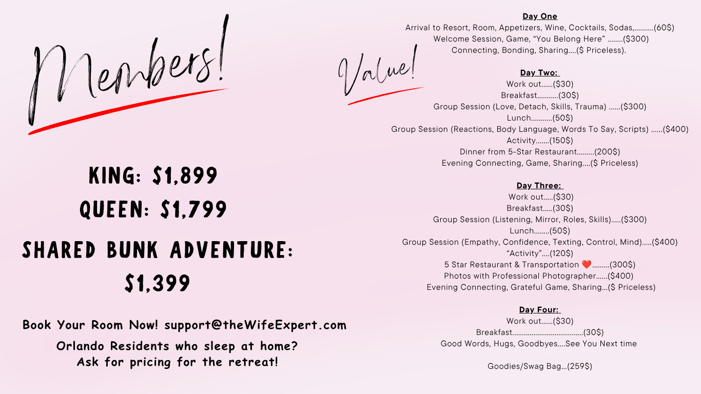 Womens trip prices